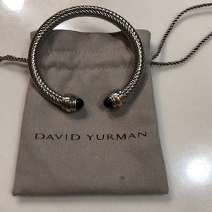 David Yurman cable bracelet black onyx
